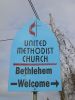 Bethlehem Methodist Church sign