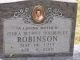 Zedra Betrice Douberley Robinson gravestone