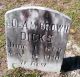 Lula Mary Brown Dicks gravestone