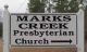 Marks Creek Presbyterian Church sign