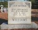 Mary Ann Wilkes Williams gravestone