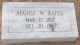 August William Kapes gravestone