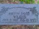 Hilton David Wilkes gravestone