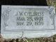 J Washington Childress gravestone