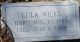 Lula Wilks 1883 - 1969 gravestone