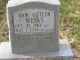 Ann OSteen Weeks gravestone