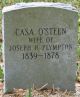 Casa OSteen Plympton gravestone