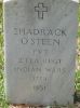Shadrack OSteen gravestone