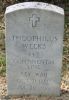 Theophilus Weeks gravestone
