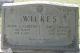 Annie L Cureton & James Yongue Wilkes gravestone